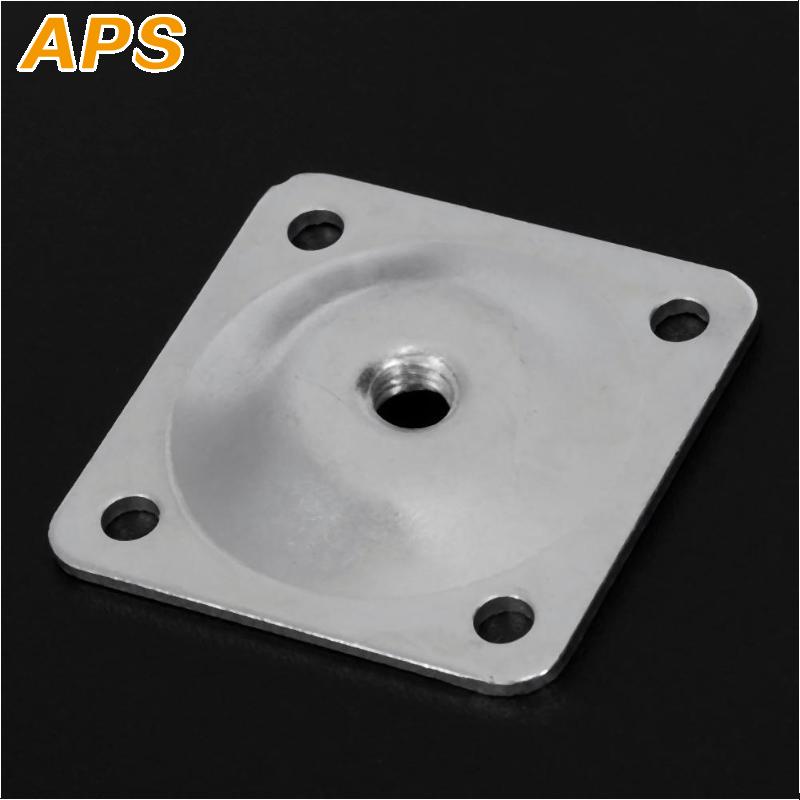 6pcs 48*48*2.0mm Table Leg Mounting Plate Sofa Legs Plates Foot Hinge Accessories Furniture Fittings Hinges