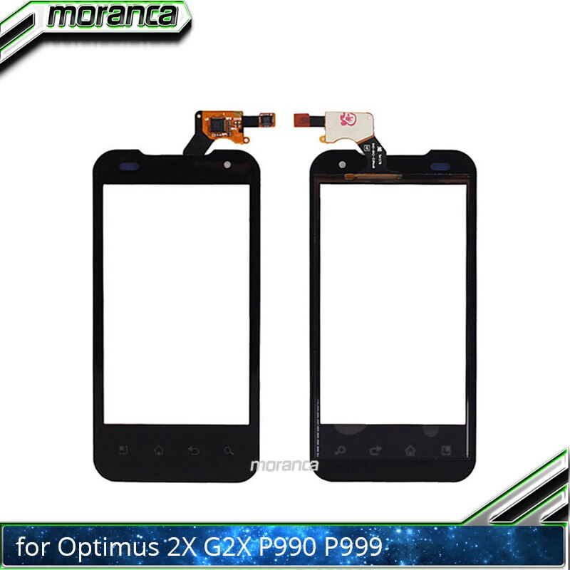 4.0 ''  p990 p999 touch panel til lg optimus 2x g2x 4g p990 p999 touch screen digitaliseringssensor front glas linse panel sort hvid