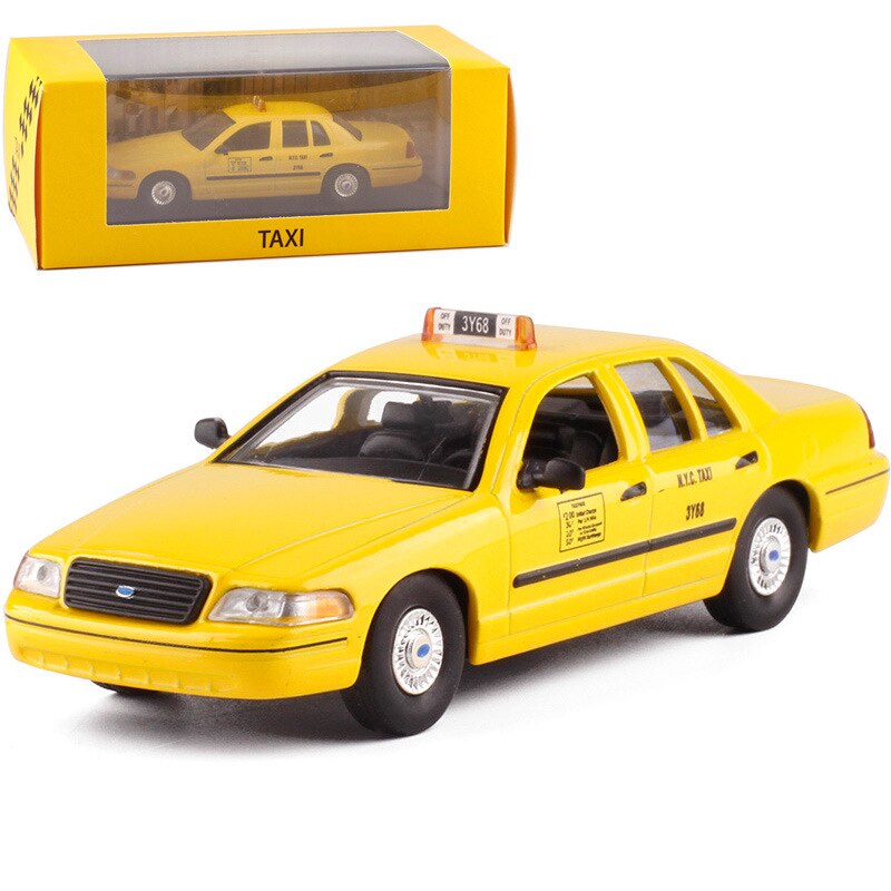 Squisito originale 1:43 modello in lega di taxi, 16 paese simulazione die-cast in metallo modelli di auto, dono di raccolta ornamenti, libera la nave: New York Taxi (1992)