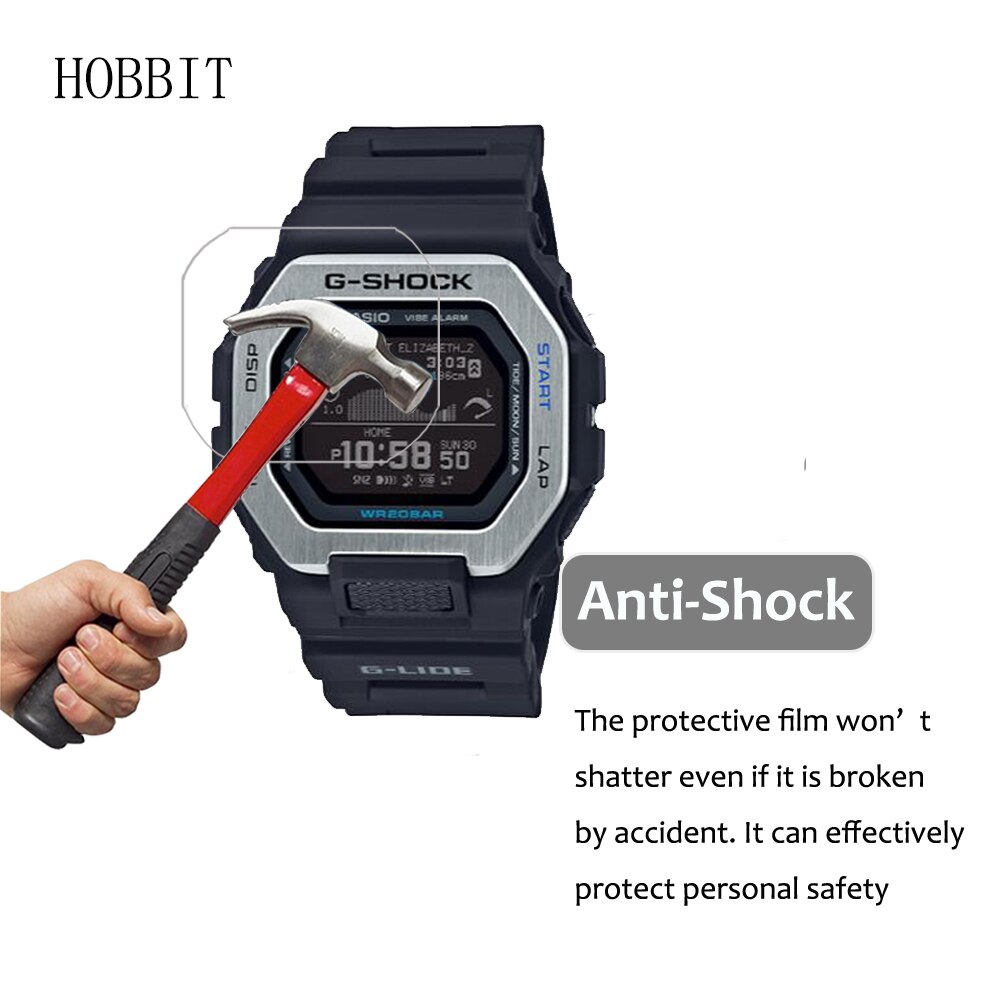 3PCS 5H 0.15mm Nano Explosion-proof Screen Protector For Casio G-Shock GBX-100 GBX100 1PR 2PR 7PR SmartWatch Screen Guard Film