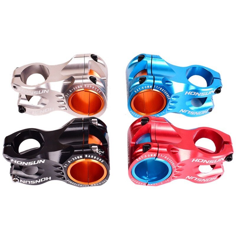 Haste de bicicleta riser 31.8*50mm mtb mountain bike ultra leve guiador para xc am estrada parte da bicicleta guiador peças