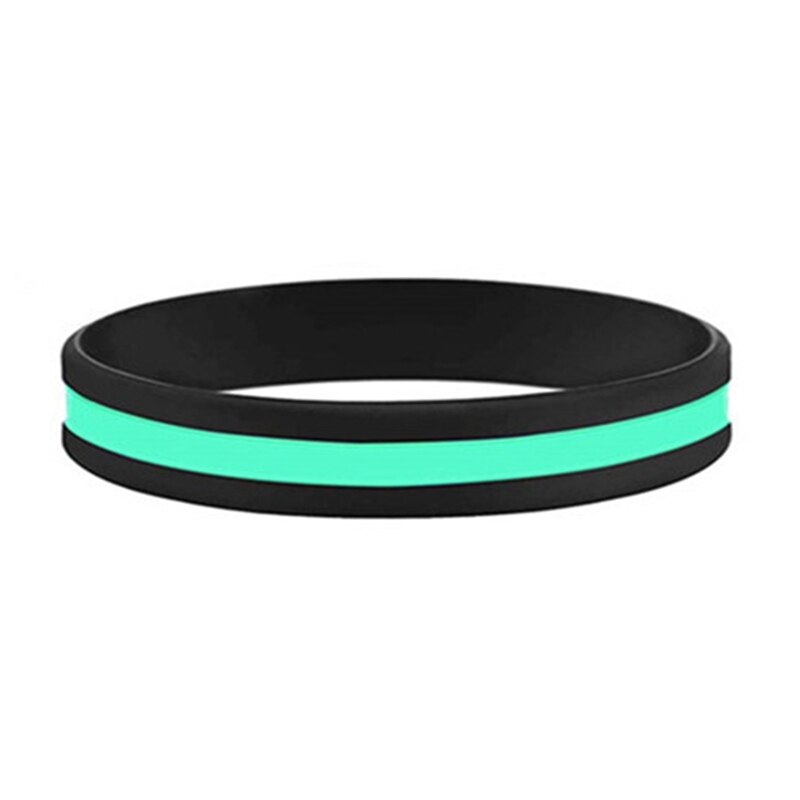Pulsera de silicona multicolor para orgullo Gay, brazalete de goma multicapa, joyería