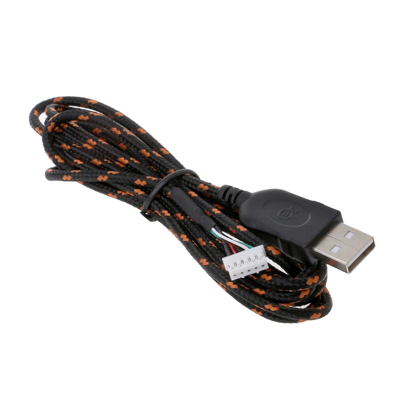 USB Mouse Cable Line Replacement Wire for SteelSeries KANA Special Mouse Lines: Orange