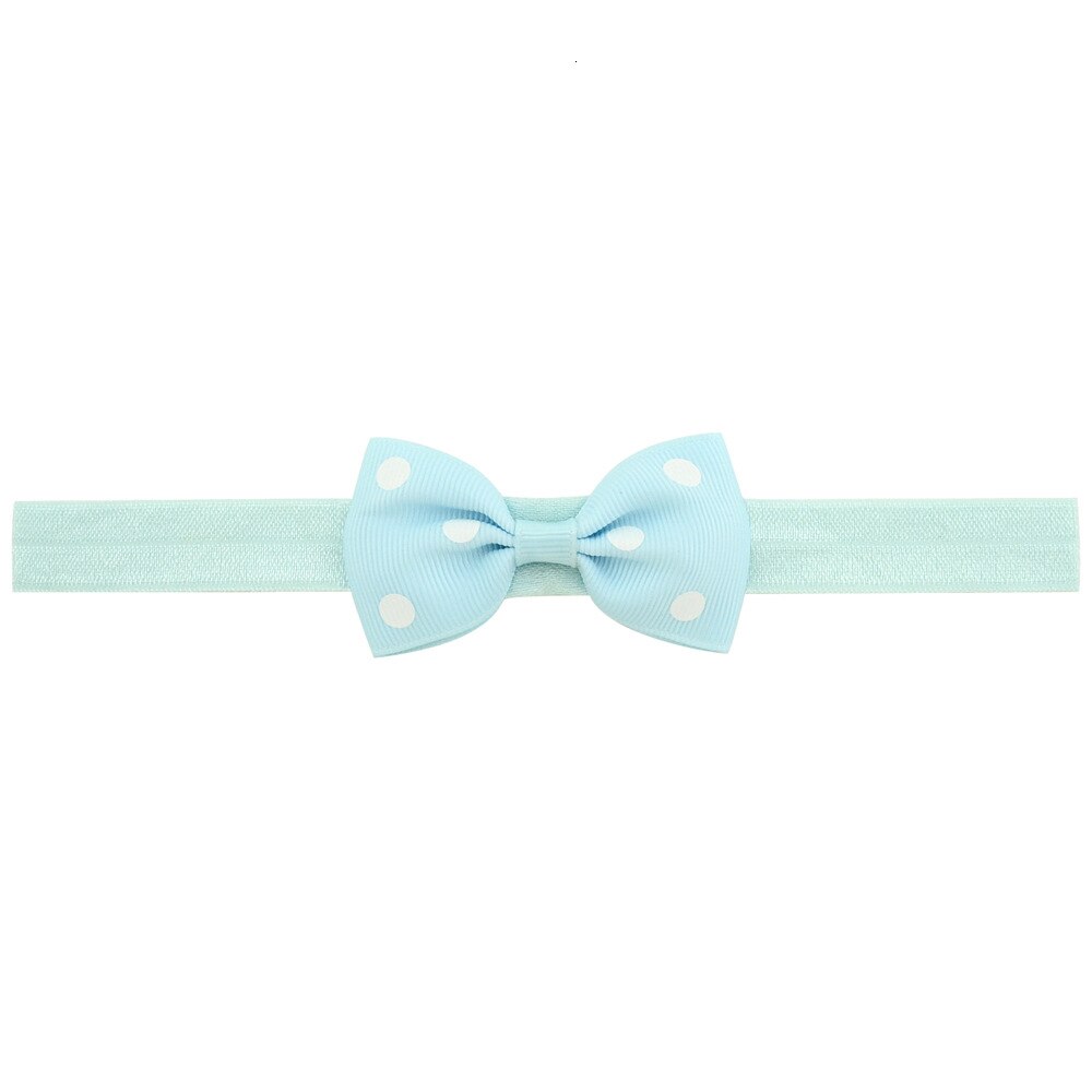 1 Pcs Headwrap Baby Hoofdbanden Hoofddeksels Meisjes Boog Knoop Dot Haarband Head Band Infant Peuters Haar Kleding Accessoires: 17