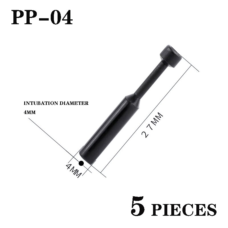 5PCS/Multi-section pneumatic blind tube end cap plug plug Air hose pipe push-in joint plastic pp4 pp6 pp8 pp10 4mm 6mm 8 10 12: PP-04