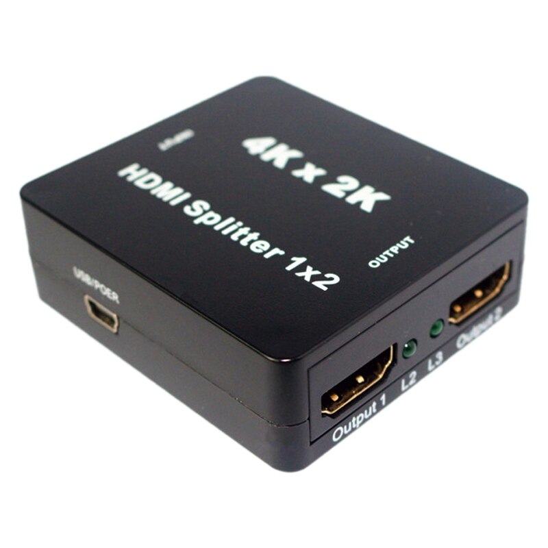 Splitter HDMI Splitter HDMI 1 Input 2 Output 1080P HD Video Converter for TV, Computer, Game Console,