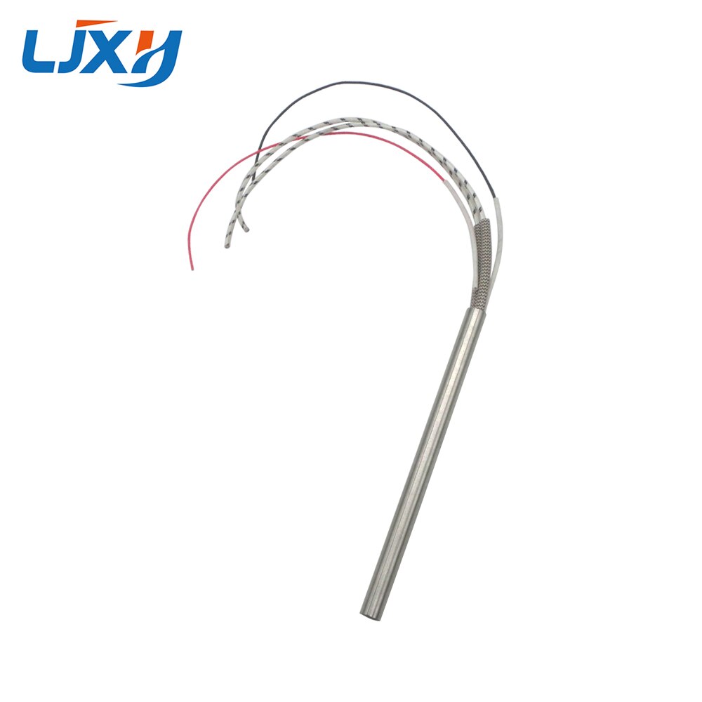 LJXH Mold Heating Element Resistance Cartridge Heaters with Type K Thermocouple 304 Stainless Steel 10x120mm/125mm/150mm/200mm