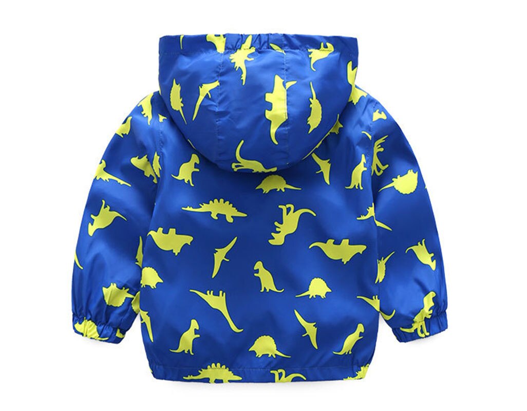 Chaquetas con estampado de dibujos animados para niños, chaqueta fina con capucha Anti-UV a prueba de viento para exteriores, abrigo transpirable de secado rápido para bebés, novedad