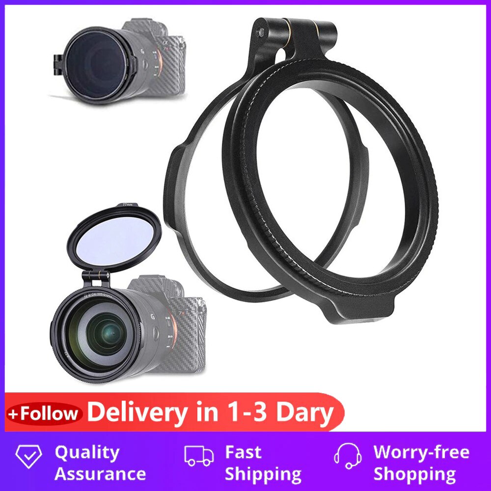 UURig RFS ND Filter Quick Release DSLR Camera Accessory Quick Switch Bracket for 58mm 67mm 72mm 77mm 82mm DSLR Lens Adapter Flip