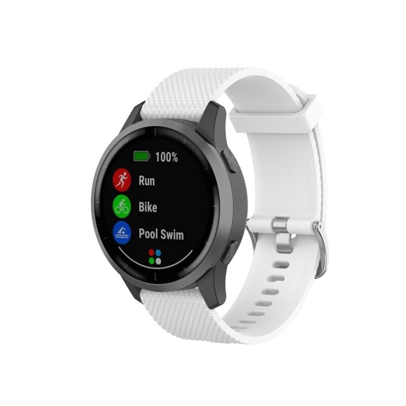 Correa de silicona para Garmin vivoactive 4, repuesto de correa de silicona para reloj inteligente