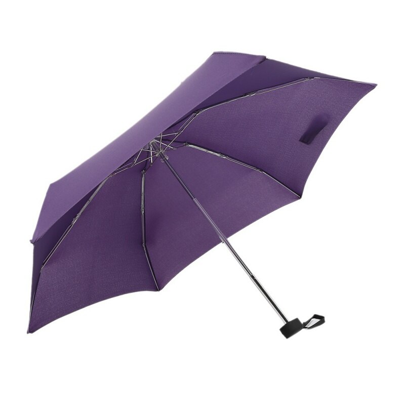 Mini parapluie à lumière de poche | Parapluie coupe-vent pliant, parapluies de voyage compacts, parapluie de pluie pour hommes: plum