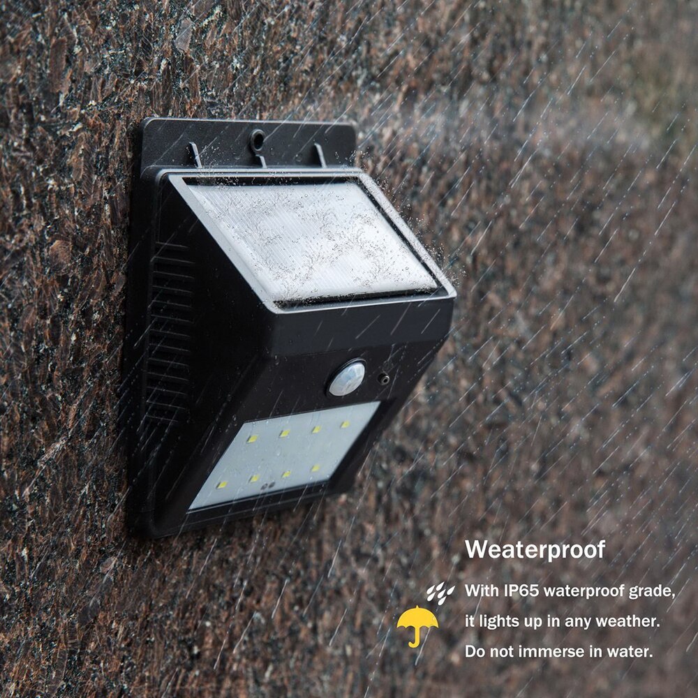 4 Stuks Led Solar Licht Met Pir Motion Sensor Muur Lampen Outdoor Tuin Straat Zonnepaneel Waterdichte Nacht Beveiliging Verlichting