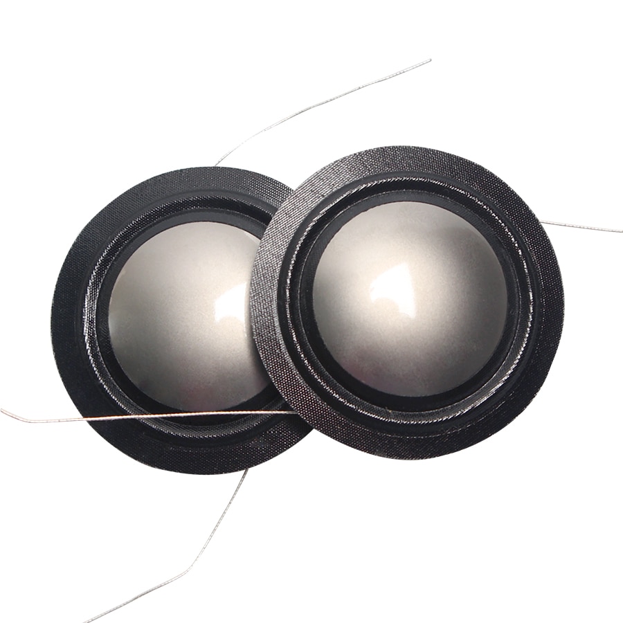 2x Speaker Diaphragm Repair Kit - 25.4mm Titanium Film + Silk Edge - for Tweeter Speaker Accessories