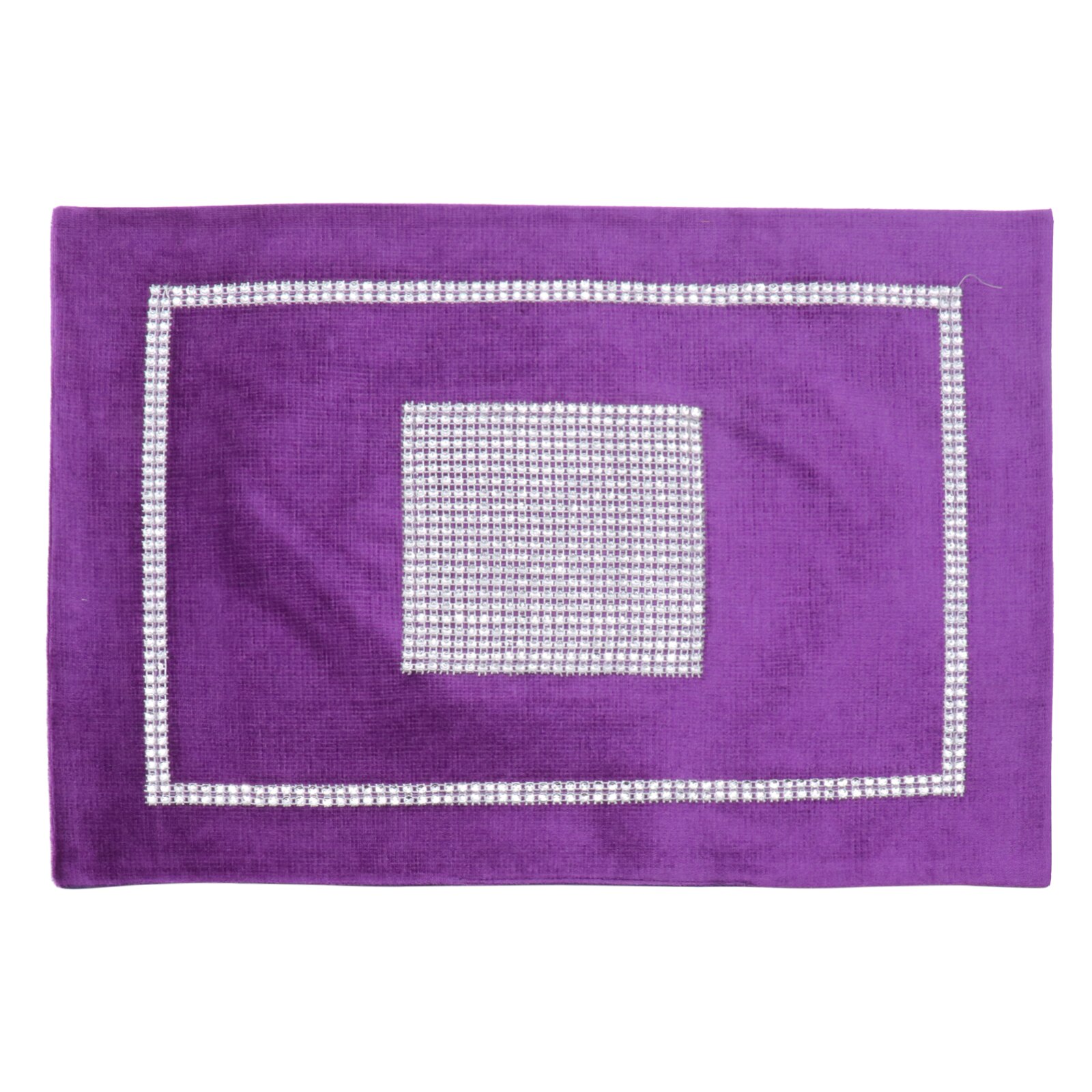 Manteles individuales para cena, manteles de mesa de diamante, cuenco rectangular, servilleta, mesa de lujo, bandeja, posavasos para la decoración del banquete de boda