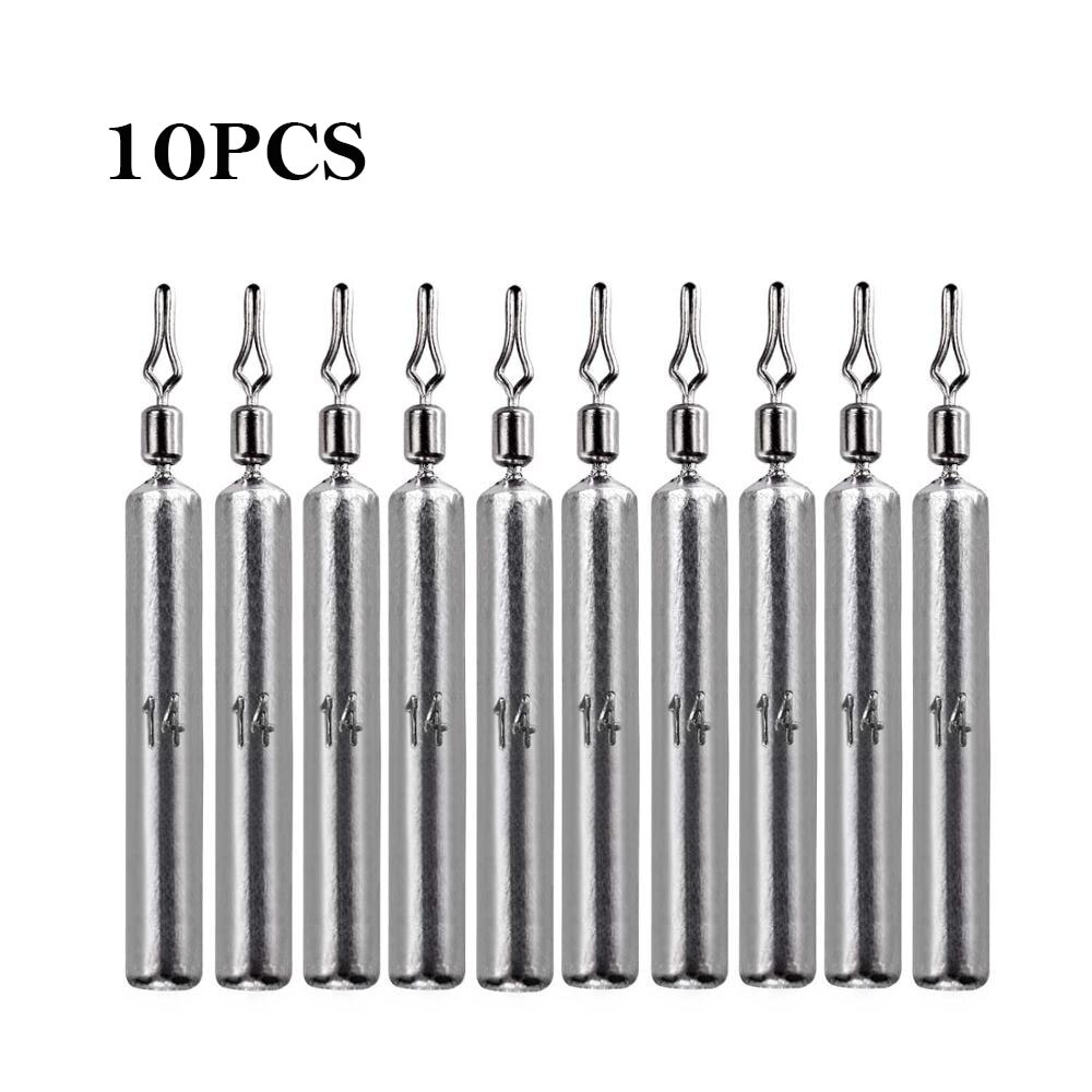 10Pcs/lot Shot Fishing Lead Sinker 3.5g 5g 7g 10g 14g 20g Lead Weight Carp Fishing Baits Sinker Fishing Tackle Accessories: 10pcs 14g