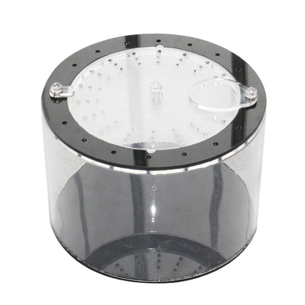 Acrylic Reptile Feeding Box Full View Insect Box Praying Lizard Reptile Home Insect Cage Reptile Terrarium Spider Breeding Box