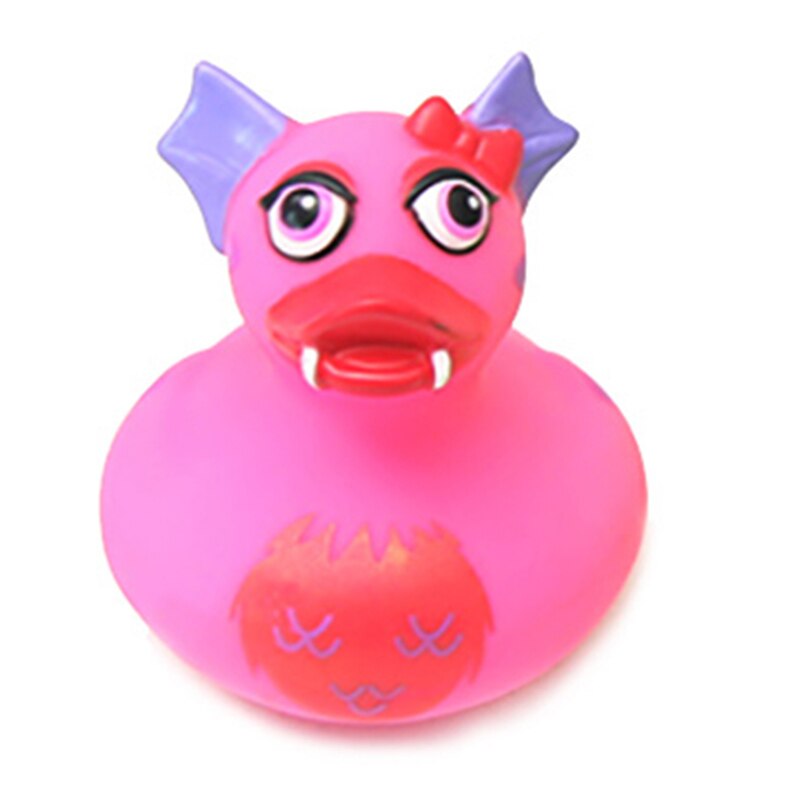 ESALINK 8-10Cm Schwimm Ente 14 Stile Pirate Ente Polizei Gummi Ducky Bad Spielzeug Baby Kognitiven Spielzeug Baden pädagogisches Spielzeug: YN132-1pcs