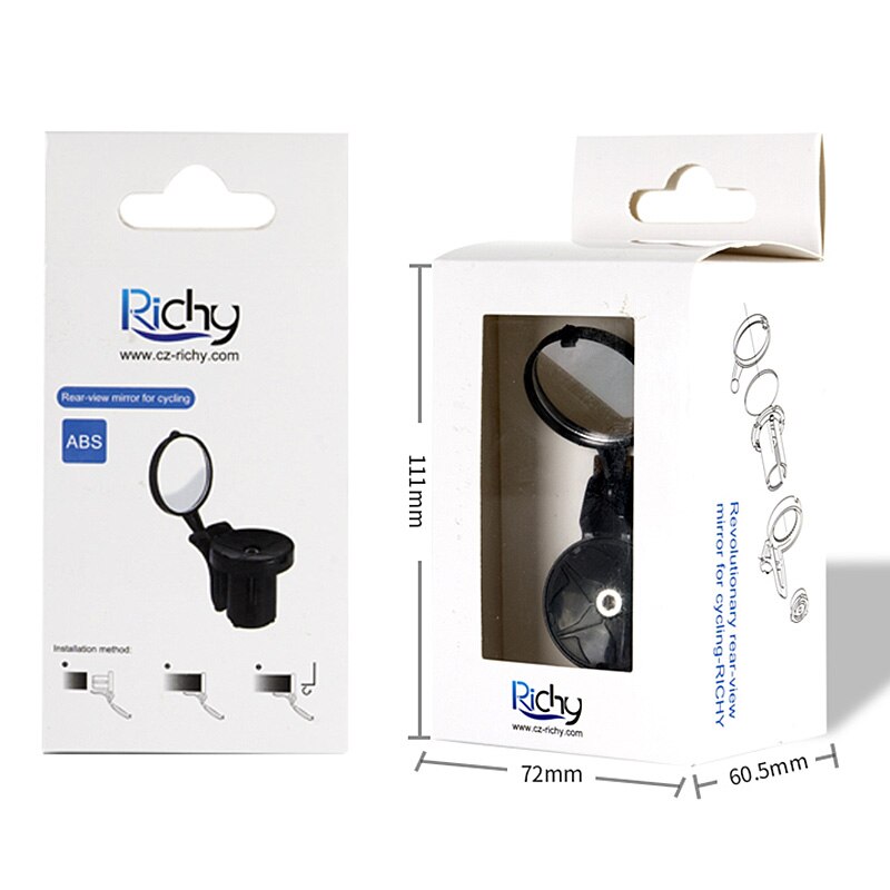 Fiets Achteruitkijkspiegel Racefiets Fietsen Stuur End Spiegel ABS Stuur Side Veiligheid Flexibele Achteruitkijkspiegels Fiets Accessoires