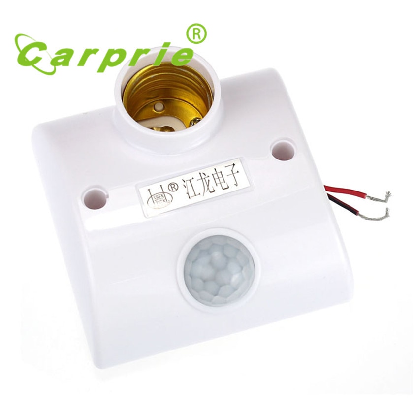 Super E27 Infrared Motion PIR Sensor Automatic LED Light Lamp Holder Switch