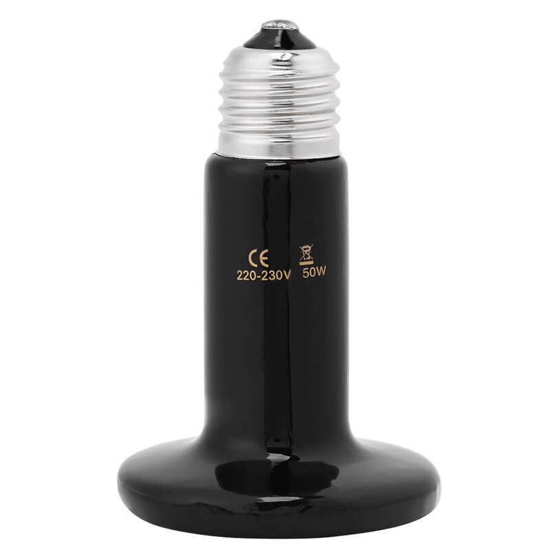 Tartarughe Rettile Lampada di Riscaldamento A Raggi Infrarossi Riscaldatore di Ceramica Anfibi Lucertole Chioccia Lampadina Riscaldata E27 50W 60W 75W 100W 150W: 50W Style1