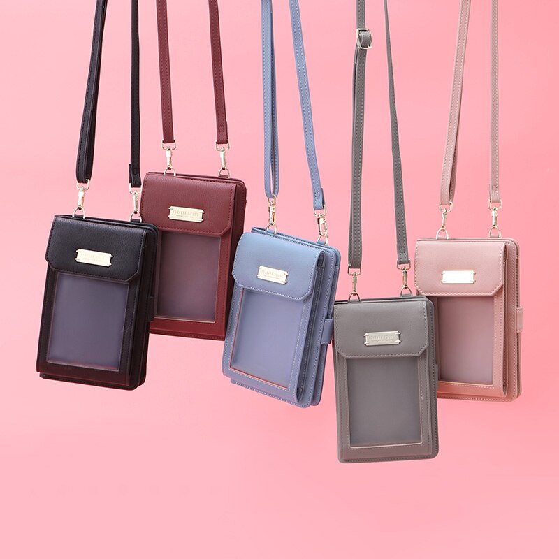 Weichen multi-funcional carteira bolsa para mulheres design da marca moda senhoras bolsas de bolso do telefone celular crossbody sacos de ombro