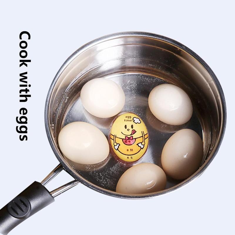 Egg Timer Half/Semi/Fully Boiled Egg Timer Color-Changing Egg Resin Perfect Kitchen Timer Tool Heat-resistant Y5N6