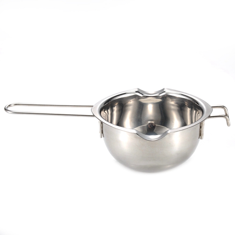 25*14*6cm Stainless Steel Chocolate Cheese Melting Pot Pan Bowl DIY Accessories Tool