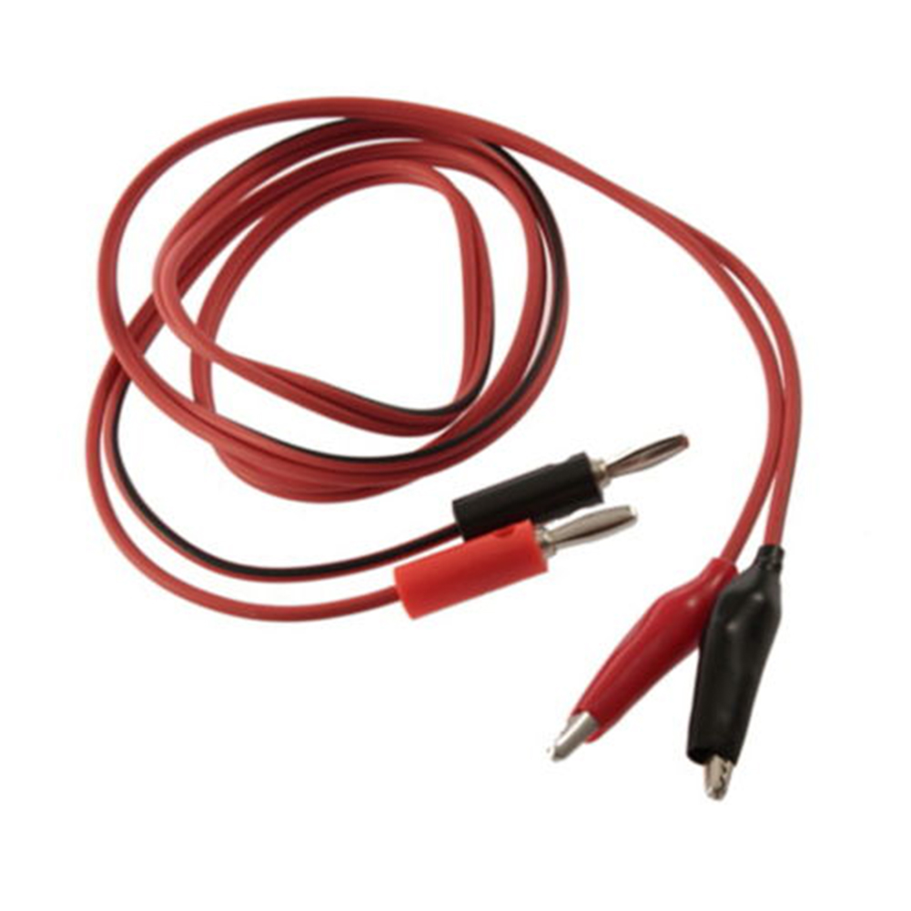 For Tester Multimeter Banana Plug to Aligator Clip Test Lead Wire Jack Cable