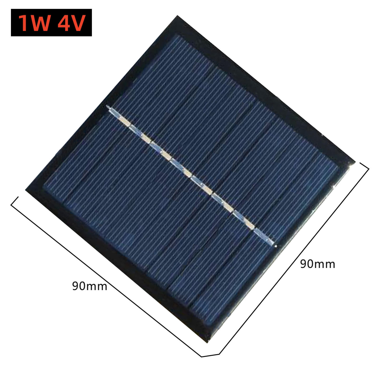 0.3W 3V Solar Panel Solar Battery Charger DIY Solar Power Bank Kit Battery Cell Phone Charger with Cable Wire Emergency Use: Snow Camouflage