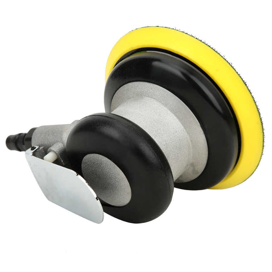 Lijadora de aire orbital de 5 pulgadas japonesa, interfaz de lijadora de aire de alta velocidad de 10000RPM con 5 uds. De papel de lija y conector de EE. UU.