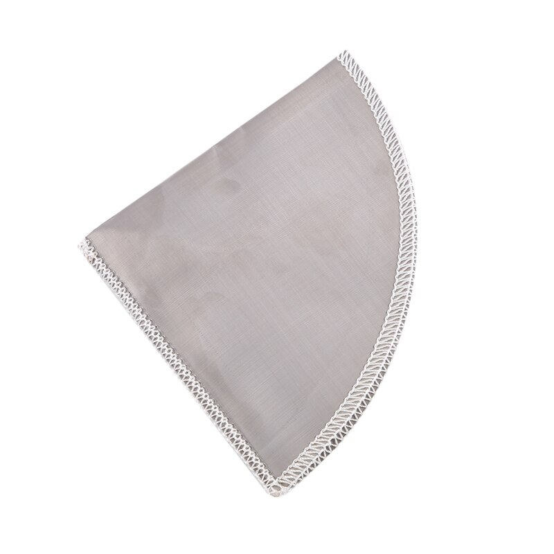 Reusable Pour over Coffee Filter Mesh Paperless Coffee Filter Stainless Steel Cone Filter 3 To 4 Cup Coffee Drip Filter