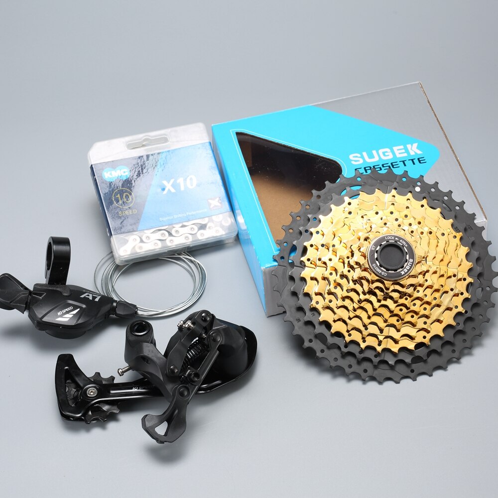 Mtb 1X10 Speed Groepset Shifter Achterderailleur 10 S 42T Cassette K7 Groep Set Voor Onderdelen M610 M670 X5 x7 Enkele Crankstel Systeem