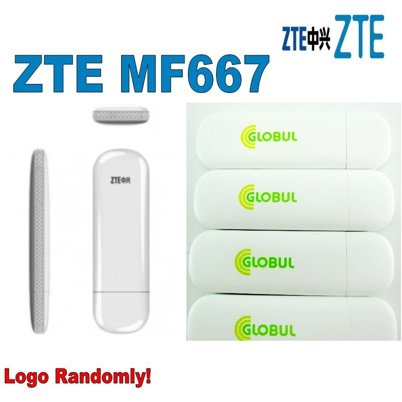 ZTE MF667 Modem USB desbloqueado 3G WCDMA/HSPA + 2100/1900/900/850 MHz 21.6 Mbps