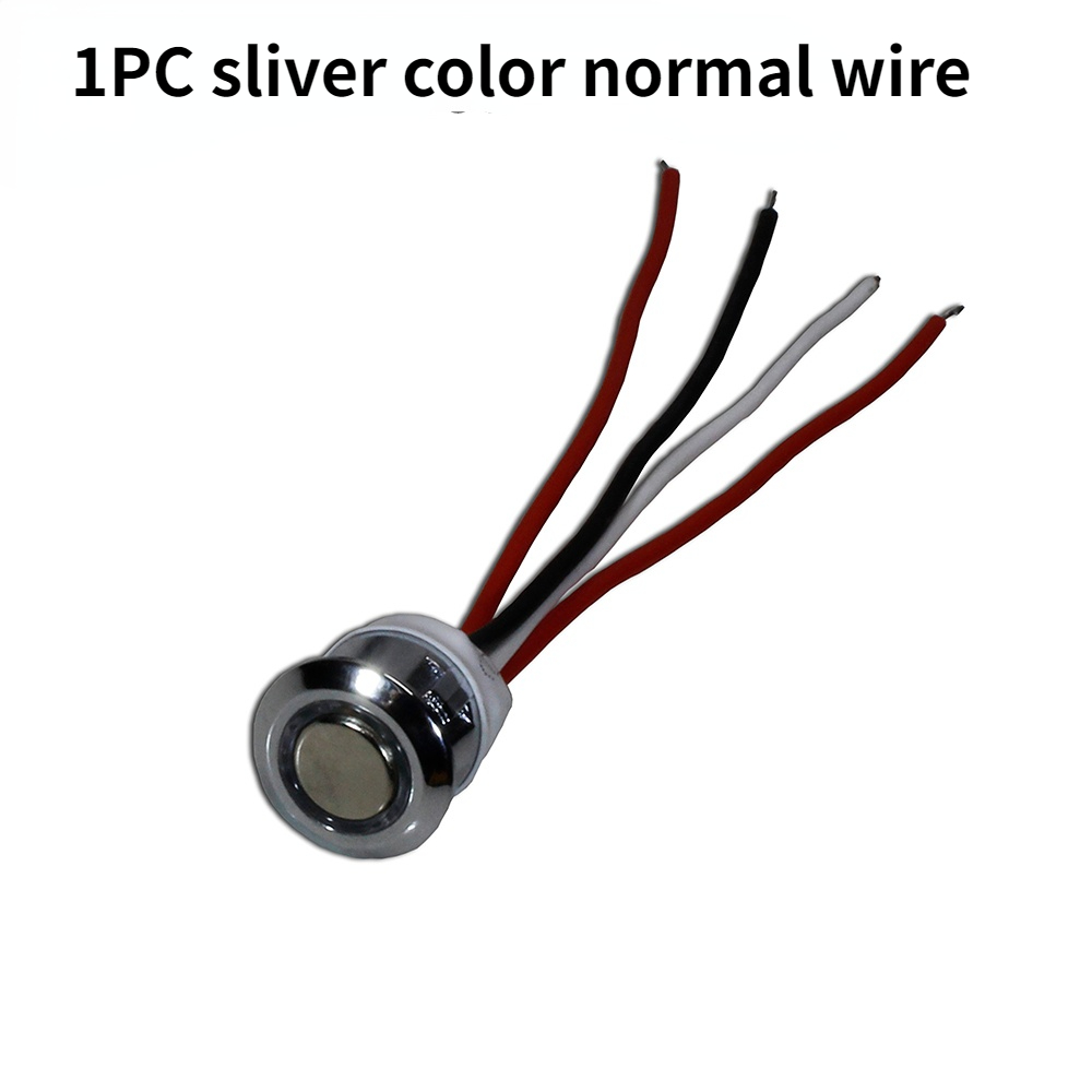 4A 5V 12V 24V Touch Switch Stepless Dimming Metal Touch Button Light Switch Fit For DC 5V 12V -24V LED Stripcustomized: Beige