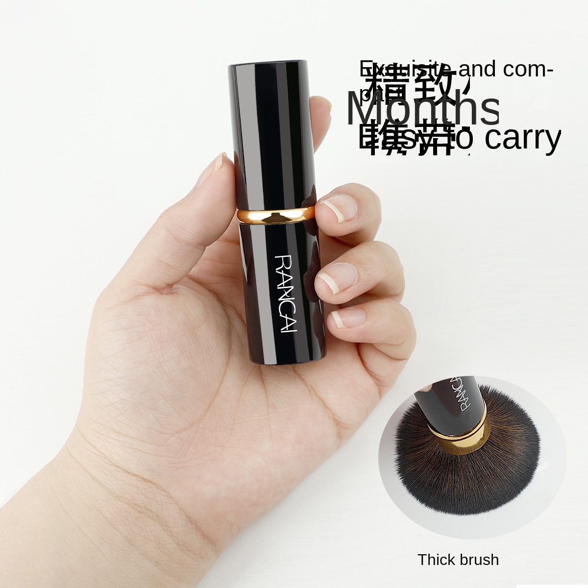 Pro Retractable Soft Makeup Brush Cosmetic Adjustable Face Powder Brush Kabuki Brush