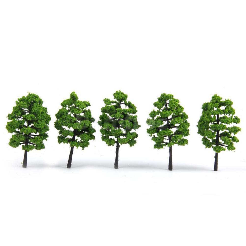 20 Model Trees Train Railroad Diorama Wargame Park Scenery Green Plants Decor