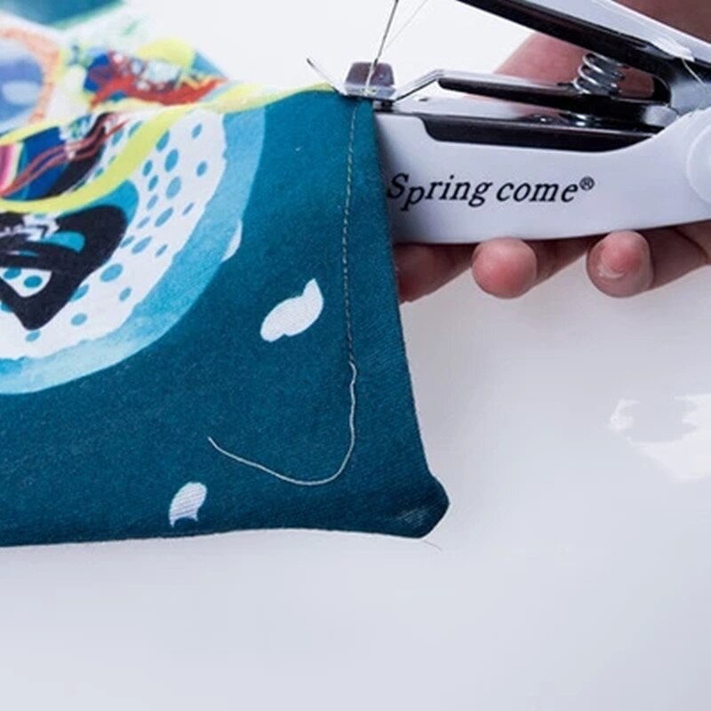 Portable manual walking foot sewing machine needlework Cordless Hand-Held Clothes Fabrics sewing tools accessories