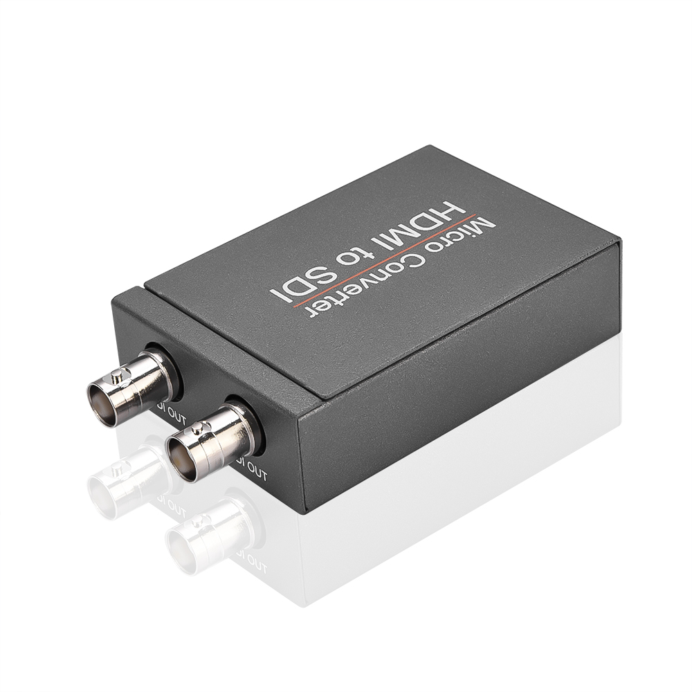 Convertitore video adattatore SDI compatibile da HDMI a SDI a HDMI con funzione di rilevamento automatico del formato audio, adatto per telecamere