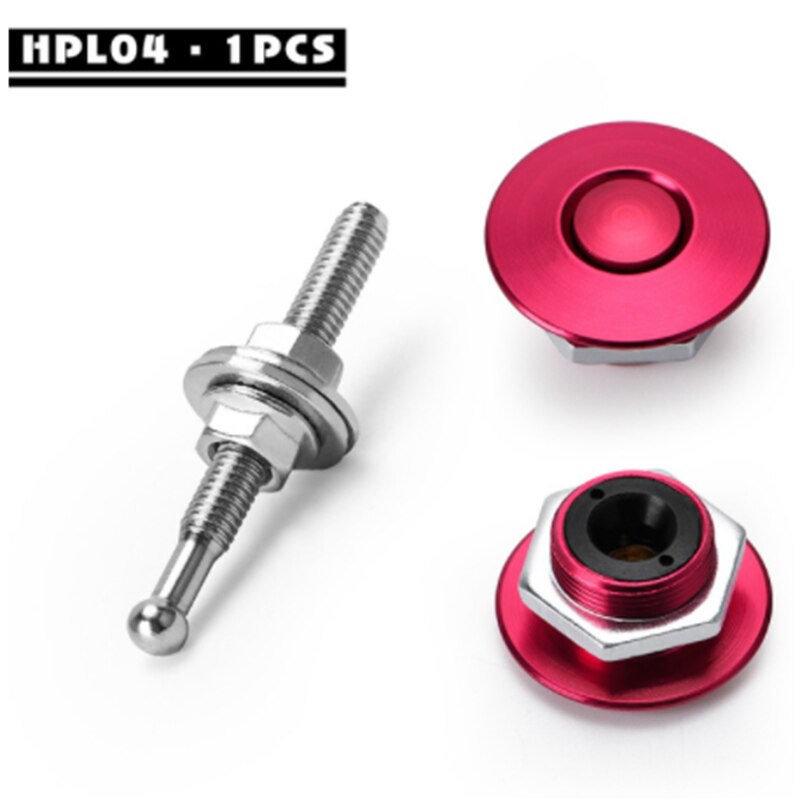 RESO--1 kawałek samochodów szybkie szpilki aluminium naciskać przycisk polano 1.25 "32mm kaptur kołki zapinana na klips zestaw uniwersalny: HPL04R