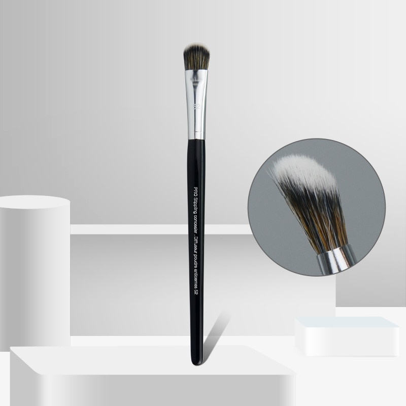 52# kost foundation concealer børste ansiktsskygge øyenskygge concealer børste stippling concealer børster sminkeverktøy