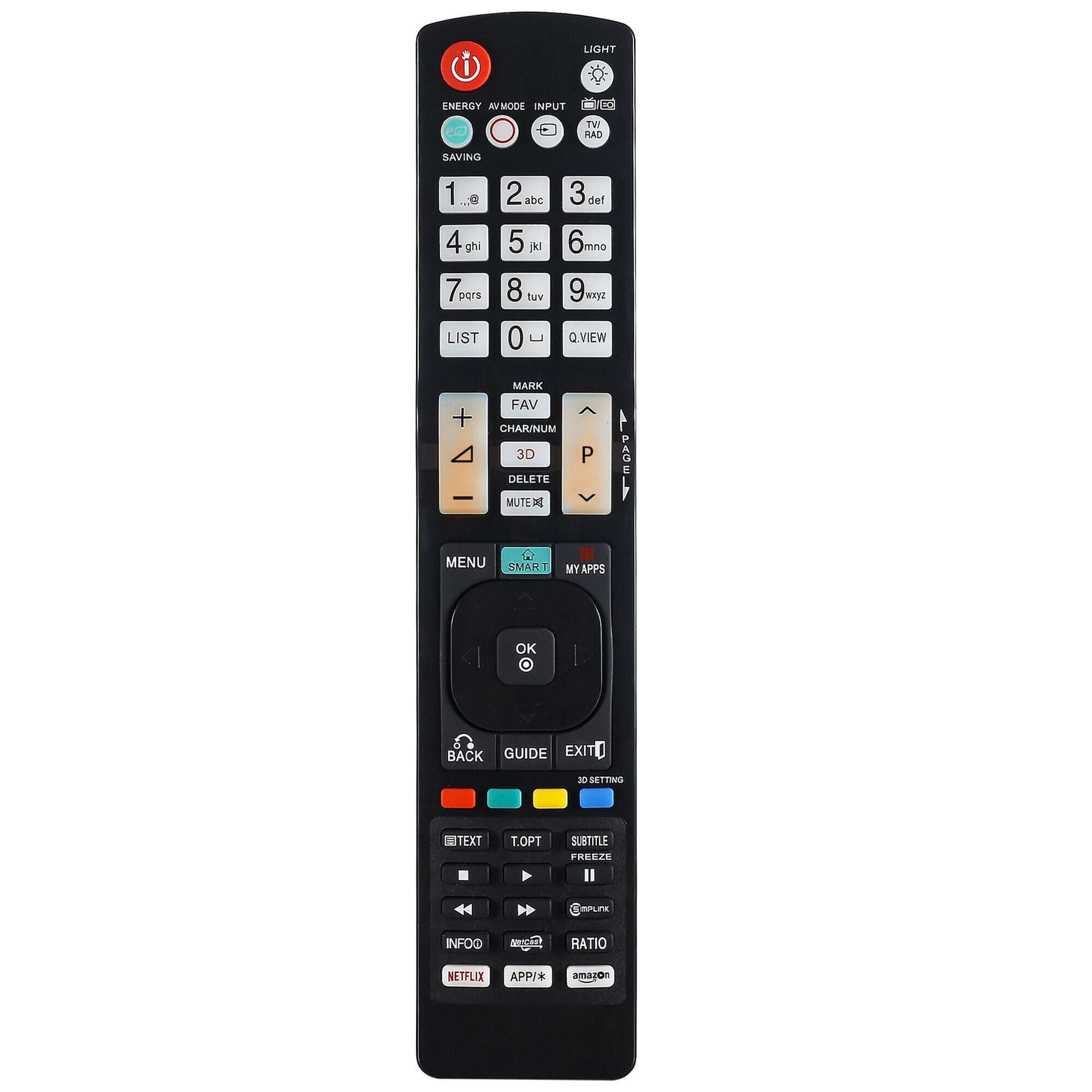 Mando a distancia adecuado para LG AKB74455401 32LF630V 32LF631V 32LF632V 40LF630V 40LF631V Huayu