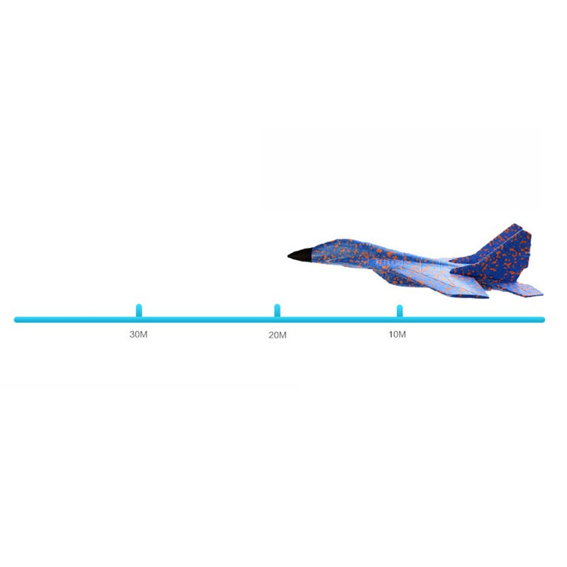 Diy Kids Toys Hand Throwing Model Airplane Foam Aircraft Stunt Luminous Education Epp Glider Fighter Planes Toys For Children