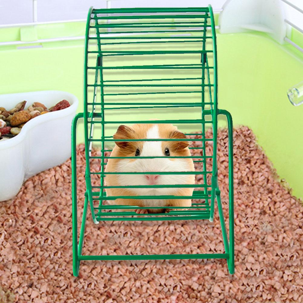 Activity Wheel Metal Safe Durable Run-around Wheel Fitness Treadmill Toy for Small Pet Hamster Hedgehog