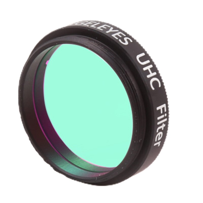Telescope Eyepiece Filter 1.25 In 31.7mm UHC Light Pollution Reduction Filter Compatible w/ Telescope Lunar Observation