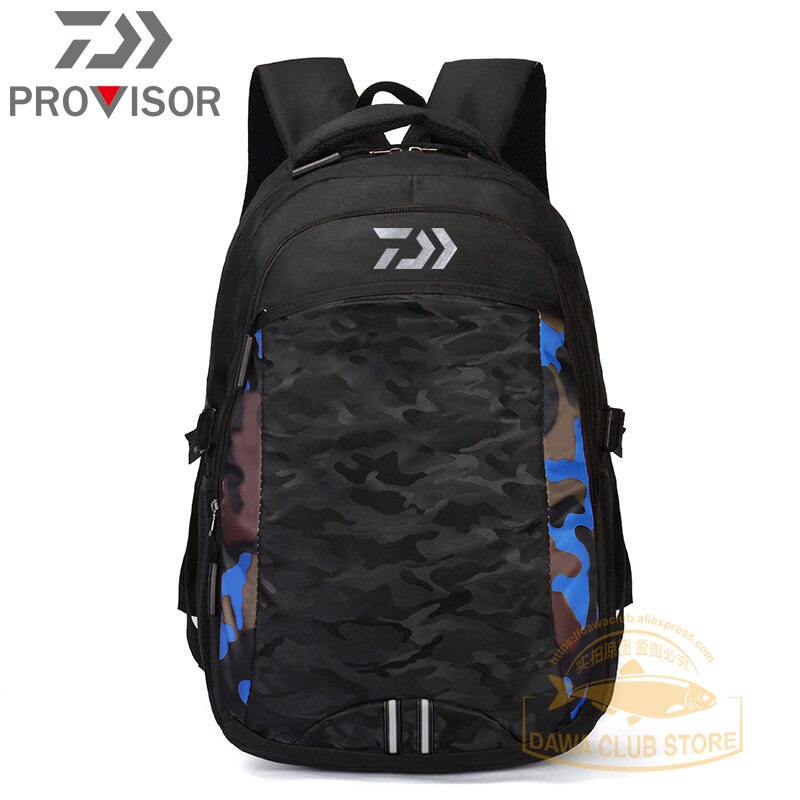Waterproof Fishing Backpack Toolkit Camping Mountaineering Picnic Travel Backpack Multipurpose Night Reflection Fishing Bag: QT-4