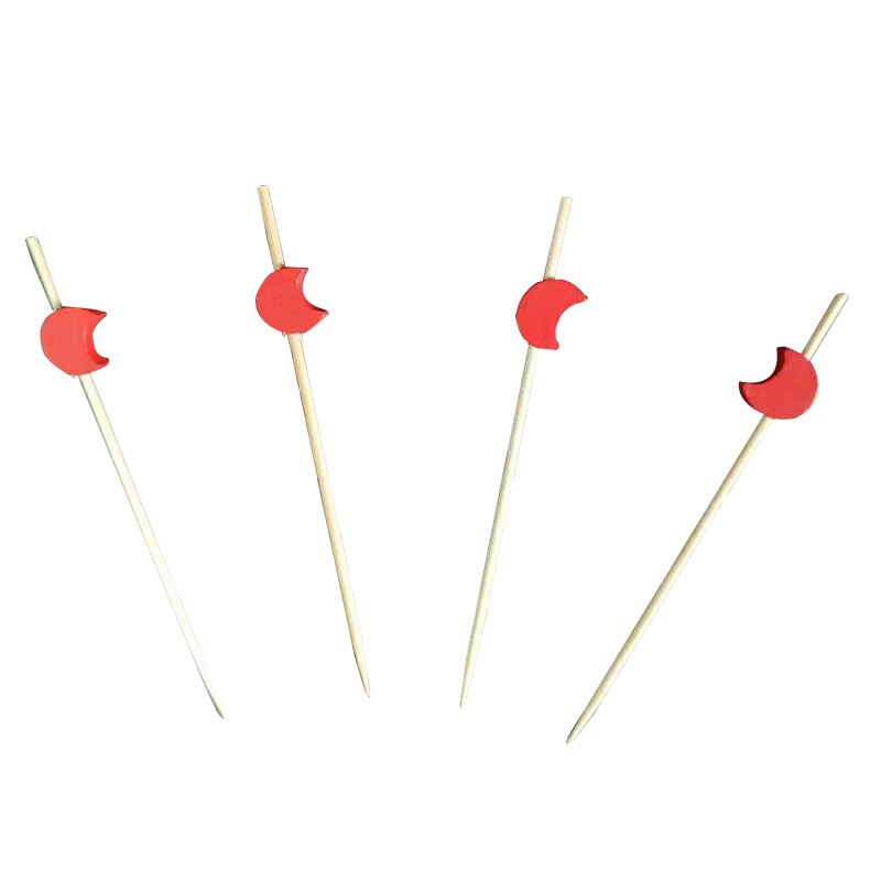 Wegwerp Taart Bakken Cocktail Wijn Picks Fruit Tandenstoker Sandwich Bamboe Stok Drinken Feestartikelen Decoratie 100 Stk/partij