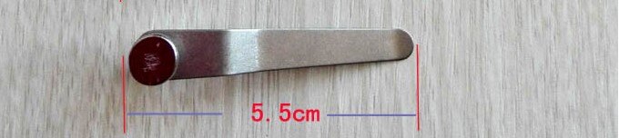 2pcs Stereo Biological Microscope Stage Presser Holder Slides Clips Stainless Steel: 5.5CM