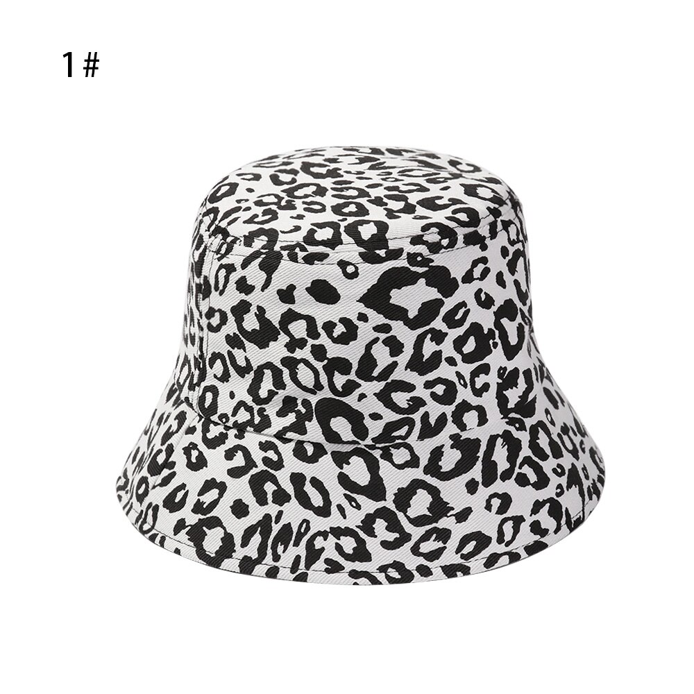 Chapeau Bob Réversible Léopard En PU - Taille Unique, Thermique, Neuf Avec étiquettes, Unisexe Décontracté