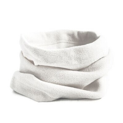 Warm Male Soft Fleece Scarves Men Winter Scarf Ring For Men Neck Shawl Snood Warp Collar Women Knitted: White