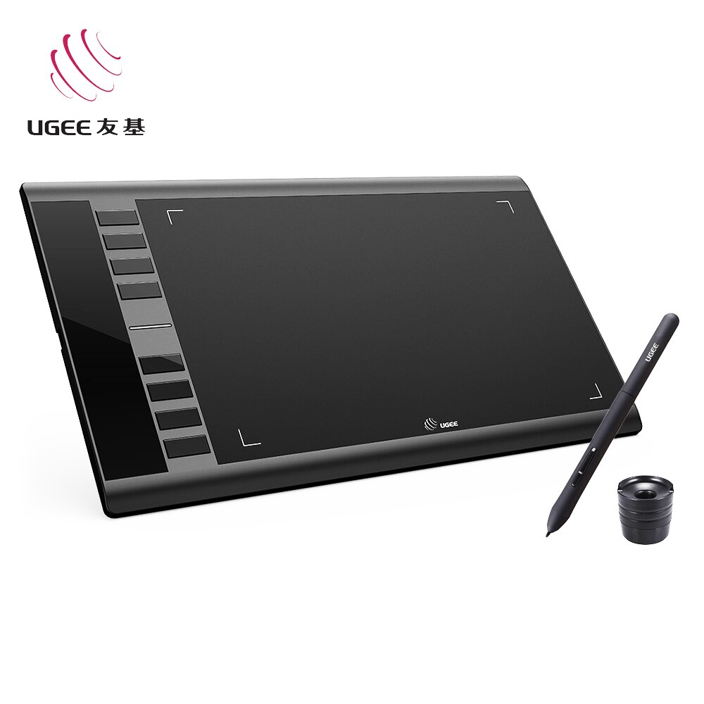 UGEE M708 Upgraded Graphics Drawing Tablet Board with Battery-free Passive Pen 8192 Pressure Sensitivity 266RPS 10 * 6inch